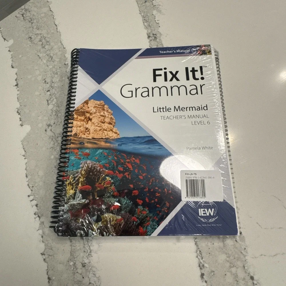 IEW Fix It! Grammar: Level 6 Little Mermaid Teacher/Student Set - BRAND NEW